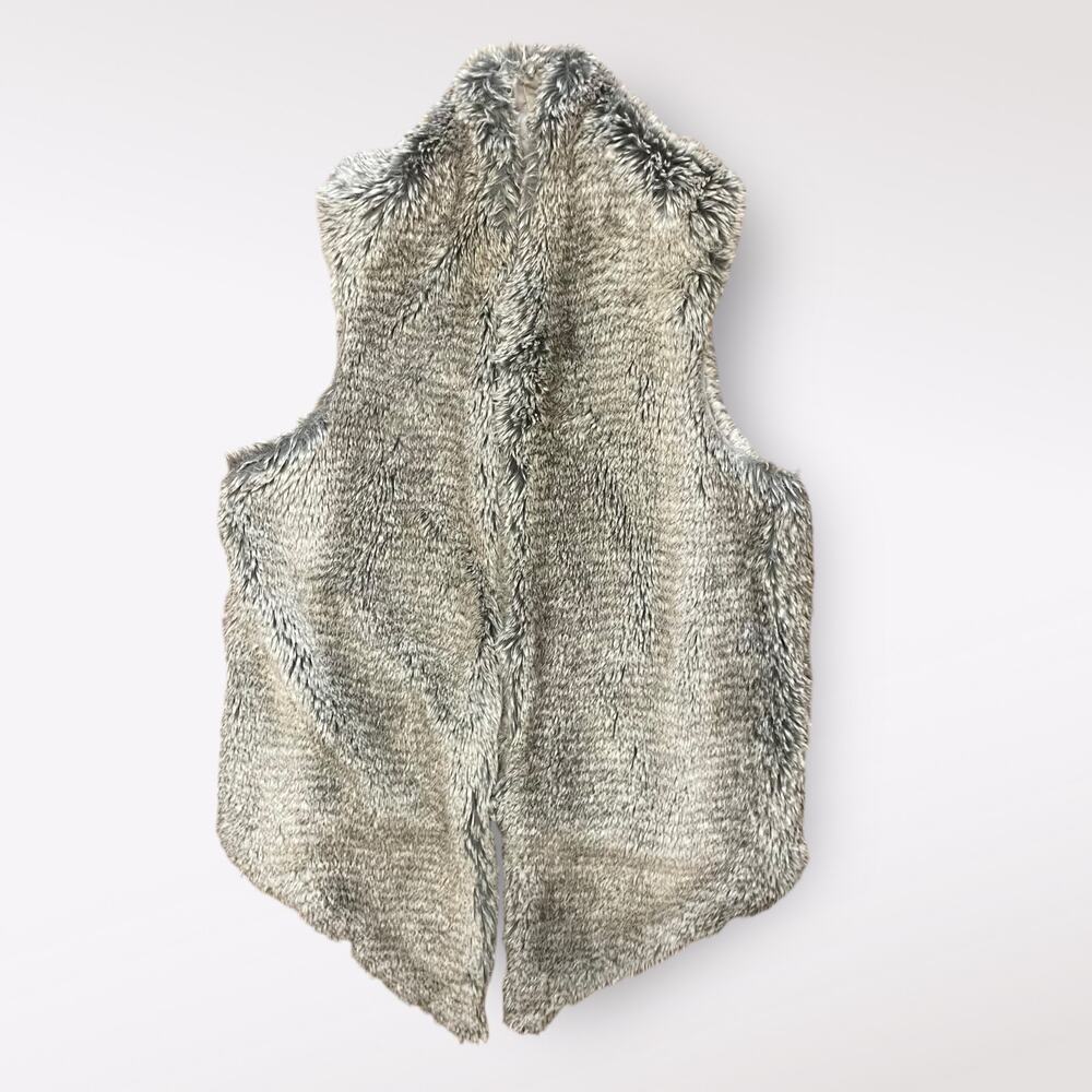 Tart Collections Silk Lined Faux Fur Vest Size M